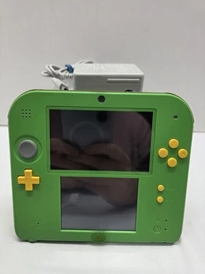 Nintendo 2DS Legend of Zelda Ocarina of Time 3D Green Console Bundle NICE! - Image 1 of 4