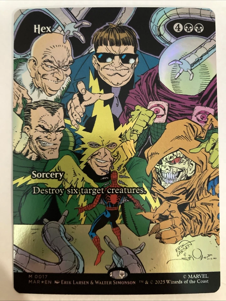 MTG Hex (Borderless) FOIL 0017 MAR Marvel's Spider-Man M/NM - Image 1 of 1