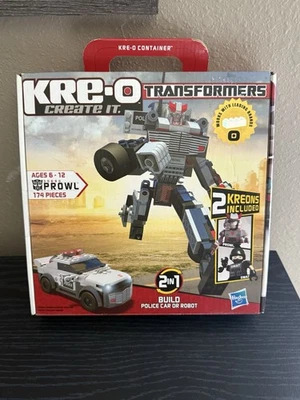 KRE-O Transformers Prowl 30690 2-in-1 Building Set Police Car or Robot – NEW! - Image 1 of 4