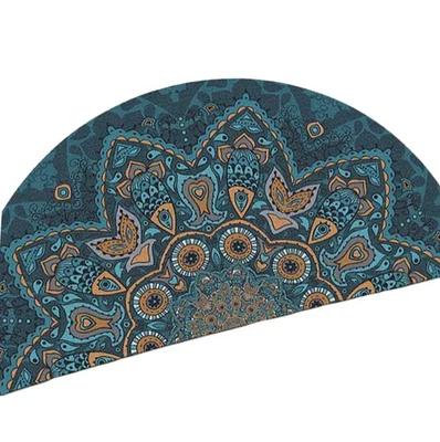 Halbrunde Fußmatte in Böhmischem Stil D Form 40 x 80 cm Türmatte und Fußabtreter - Bild 1 von 4
