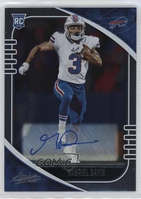 2020 Panini Absolute Rookie Signatures Gabriel Davis #136 Rookie Auto RC - Image 1 of 2