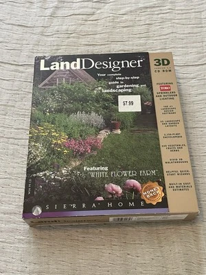 Sierra Land Designer 3D Version 4.0 Big Box 1998 PC Factory Sealed Retro Vintage - Image 1 of 4