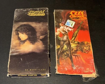 Ozzy Osbourne CD Longbox Lot Of 2 No More Tears & The Ultimate Sin NO CD’s  Foto 1 de 4