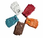Fingerless 100% Genuine Leather Driving Gloves Chauffer Swift Wears