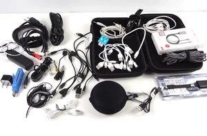 Computer Phone LOT of CABLES - Fire Wire . USB . Audio.  C . HDMI . Speaker ++ - Picture 1 of 15