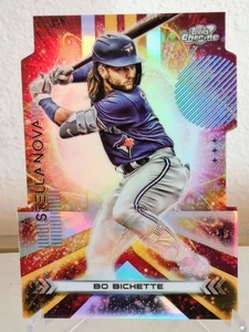 2023 Topps Chrome Cosmic Bo Bichette Stella Nova Die-Cut - Picture 1 of 2