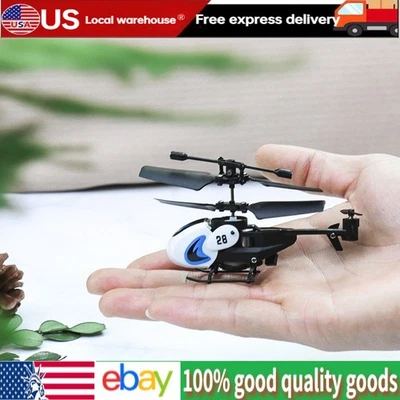 Mini helicopter fall-resistant remote control pocket fingertip children's toy-02 - Image 1 of 4