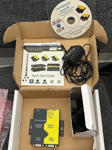 Brainbox - Ethernet to Serical ES-257 includes instructions and CD - Picture 1 of 7
