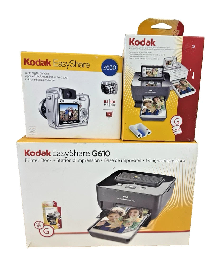 Kodak Easy Share G610,Z660 Photo Package with G200 Paper Bundle. - Image 1 of 4