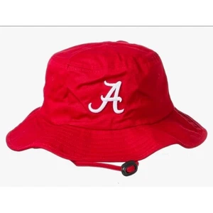 Zephyr Alabama Crimson Tide Bucket Hat Trainer Team Red Large Football New - Picture 1 of 3