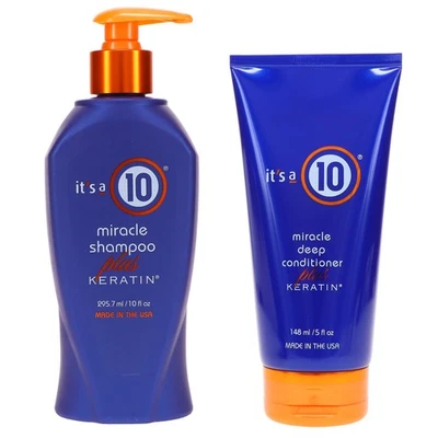 It's a 10 Miracle Shampoo Plus Keratin 10 oz & Miracle Deep Conditioner Plus - Image 1 of 4
