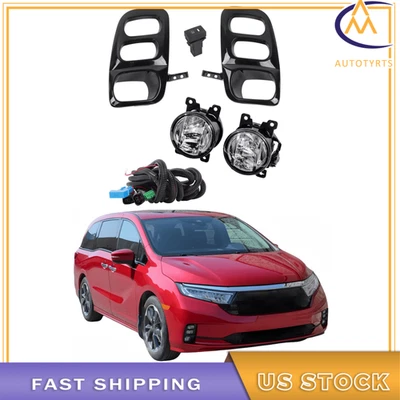 Faro antiniebla delantero izquierdo+derecho 23 para Honda Odyssey 2021-2022 + interruptor + bisel Foto 1 de 4