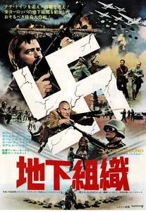 Underground 1970 R. Goulet Japanese Original Mini Movie Poster Chirashi Flyer B5 - Picture 1 of 2