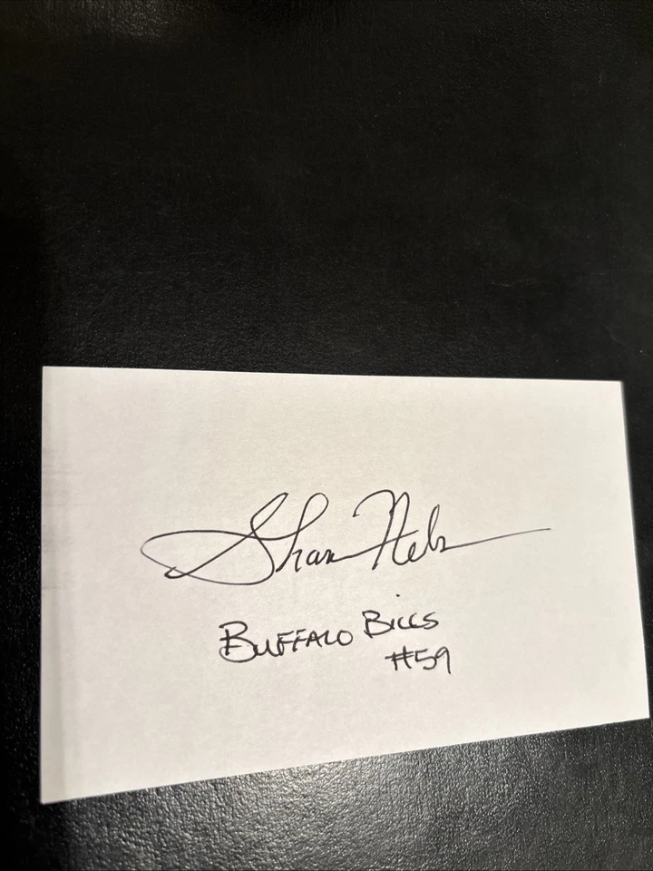 Shane Nelson (Baylor) ‘77-82 Buffalo Bills Star LB, signed in 2004 - Image 1 of 1