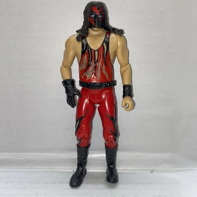 WWE Kane 2002 Jakks Pacific R-3 Tech Serie 3 Lucha Acción RARO ROJO Foto 1 de 2