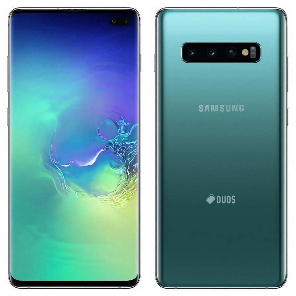 Samsung Galaxy S10+ 4G verde 128 GB 8 GB RAM dual SIM estado aceptable - Imagen 1 de 4