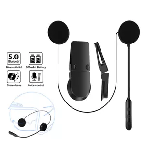 Q7 Motorcycle Helmet Wireless Bluetooth Headset Super Strong Sound Auto Answer - Picture 1 of 14