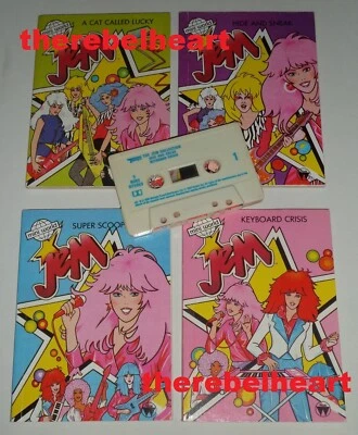 Juego completo de libro de cuentos y cinta de casete JEM Mini World 1986 Reino Unido Hasbro muy raro Foto 1 de 2