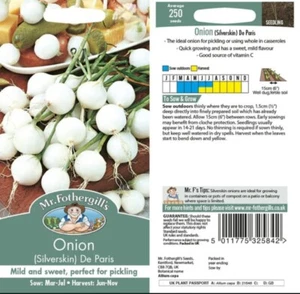 Vegetable/Herb/Flower Seeds by Mr Fothergill's ONLY £1.45 MIN ORDER 2 PACKETS - Picture 1 of 27
