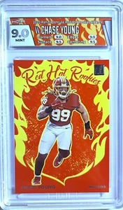 🔥2020 Panini CHASE YOUNG Red Hot Rookies #RH-CY HGA 9.0 MINT🔥 - Picture 1 of 2