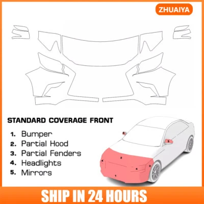 Kit de sujetador transparente de película de protección de pintura precortada de 8,5 millas PPF para Lexus GX460 2023 Foto 1 de 4