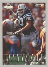 1993 Fleer Fruit of the Loom Football Card #11 Steve Emtman