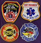 FDNY New York Fire and Rescue Patch Set of 4 (Unused) {B}
