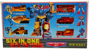 Transforming G1 Original Construction Set 6-in-1, Vintage 1985, New Mint in Box! - Picture 1 of 5