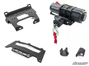 SATV 3500 lb. Winch & Mounting Plate for Polaris RZR 1000 S/1000 S4 (2016-2020) - Foto 1 di 4