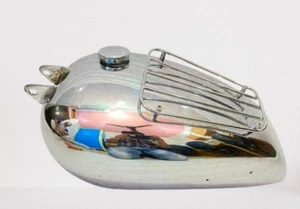 SUITABLE FOR Triumph Trophy TR5 500cc Steel Chrome petrol Fuel Tank 1949 Model - Picture 1 of 4