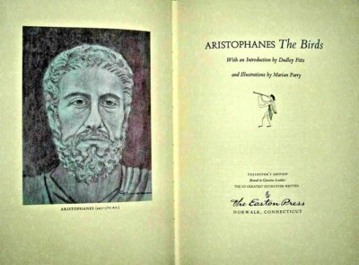 The Birds-The Frogs Aristophanes Easton Press Leather Gold 24 Kt  Sealed  1979 - Image 1 of 4