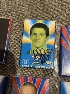 RARE DALE MORRIS SIGNED FOOTSCRAY BULLDOGS Magnet VFL AFL - Picture 1 of 6