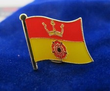 Hampshire  County Flag Enamel Pin Badge UK Great Britain
