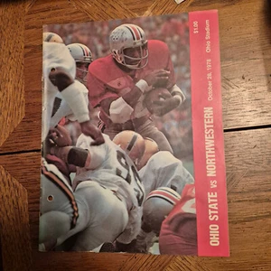 1978 NORTHEWSTERN vs OHIO STATE FOOTBALL GAME PROGRAM - Picture 1 of 7