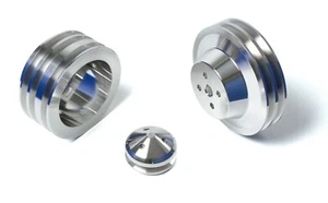 Small Block Ford Pulleys 289 302 351W Kit 3V Air Conditioning AC A/C SBF 2V - Bild 1 von 7