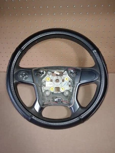 2014-2018 Silverado/Sierra Steering Wheel W/ Cruise & Blk Leather Cover 84401281 - Picture 1 of 3