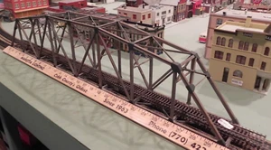 PUENTE DE VIGA HO "PERSONALIZADO" 30" VÍA ÚNICA "CONSTRUIDO" - Imagen 1 de 10