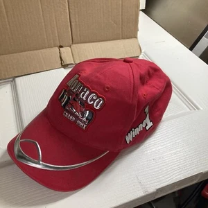 Rare Vintage Grand Prix Monaco Pole Position Winner 1 F1 Racing Hat Cap Retro - Foto 1 di 5