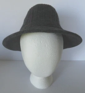 Adam Herren Fedora Hut Wolle grau Tweed Größe Small (6 3/4 - 6 7/8) altes Geld - Bild 1 von 9