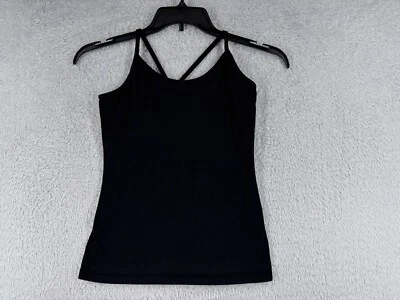 Camisa Lululemon Mujer 4 Negra Correa Y Gimnasio Yoga Correr Foto 1 de 4
