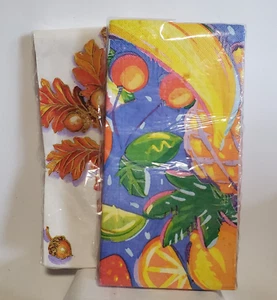 Paperart Napkins Set of 2 Packs Summer Fruit Yellow Red Fall Leaves Acorns - Picture 1 of 10