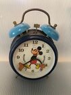 Mickey Mouse Collectable Manual Alarm Clock Walt Disney Productions - Made in Ge