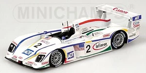 Minichamps 400041302 AUDI R8 CHAMPION RACING PIRRO LETHO 24H LE MANS 2004 1:43 - Picture 1 of 1