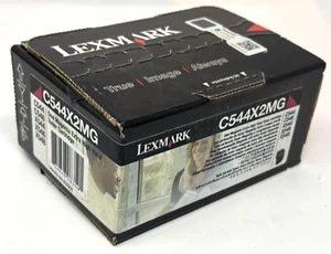 Lexmark C544X2MG Magenta Extra High Yield Return Program Toner Cartridge - Afbeelding 1 van 6