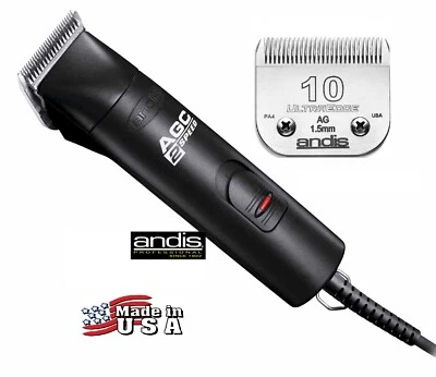 Andis PRO 2 Speed Clipper With ULTRAEDGE 10 BLADE A5 *NEW HORSE CAT DOG GROOMING