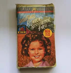 Rebecca of Sunnybrook Farm Movie VHS Tape 1998 Clamshell Shirley Temple SEALED - Picture 1 of 6
