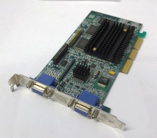 MATROX G4+MDHA16G AGP 16M DUAL head VGA CARD 