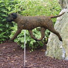 Bull Mastiff Outdoor Garden Sign Hand Painted Figure Brindle