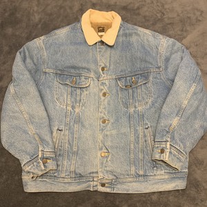 Fleece Lined Denim Jacket In Men's 