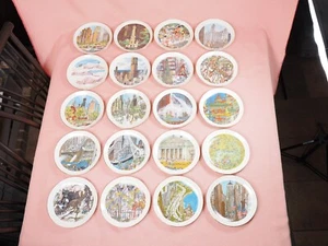 Complete FULL SET of 20 Vintage Franklin McMahon "The Chicago Collection" Plates - Picture 1 of 17
